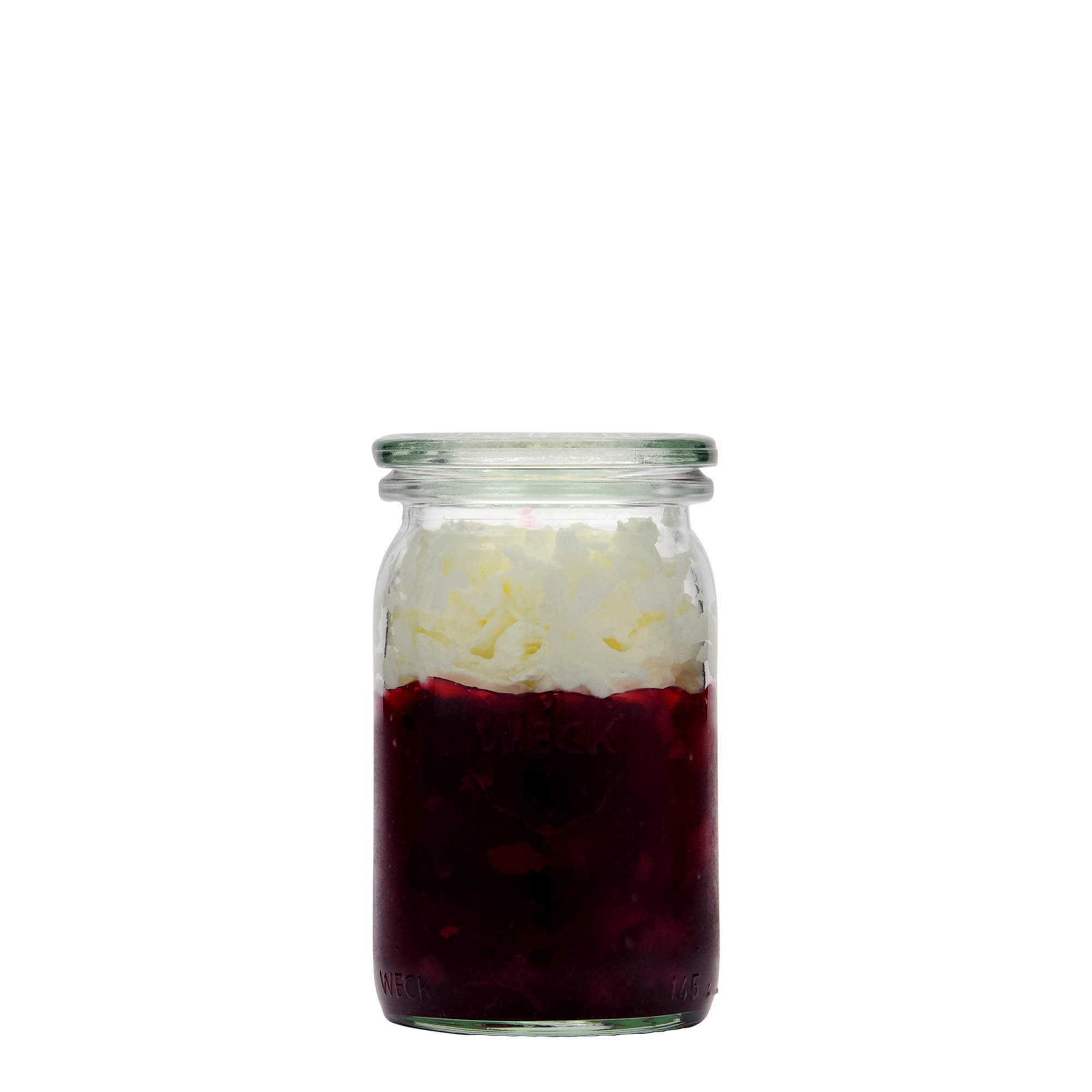 145 ml WECK silindir kavanoz, ağız: yuvarlak kenar 145 ml WECK silindir kavanoz, ağız: yuvarlak kenar