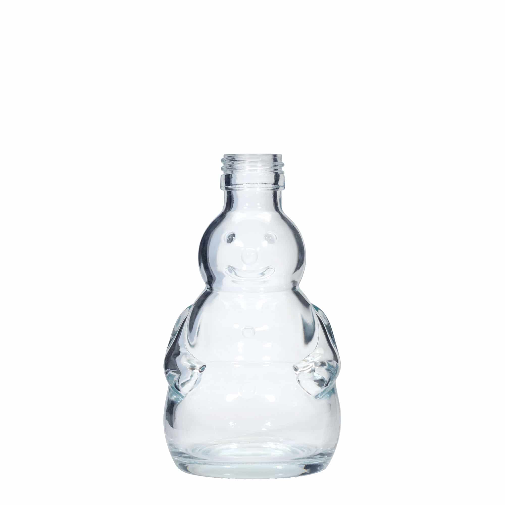 200 ml Cam Şişe 'Kardan Adam', Ağız: PP 28 200 ml Cam Şişe 'Kardan Adam', Ağız: PP 28