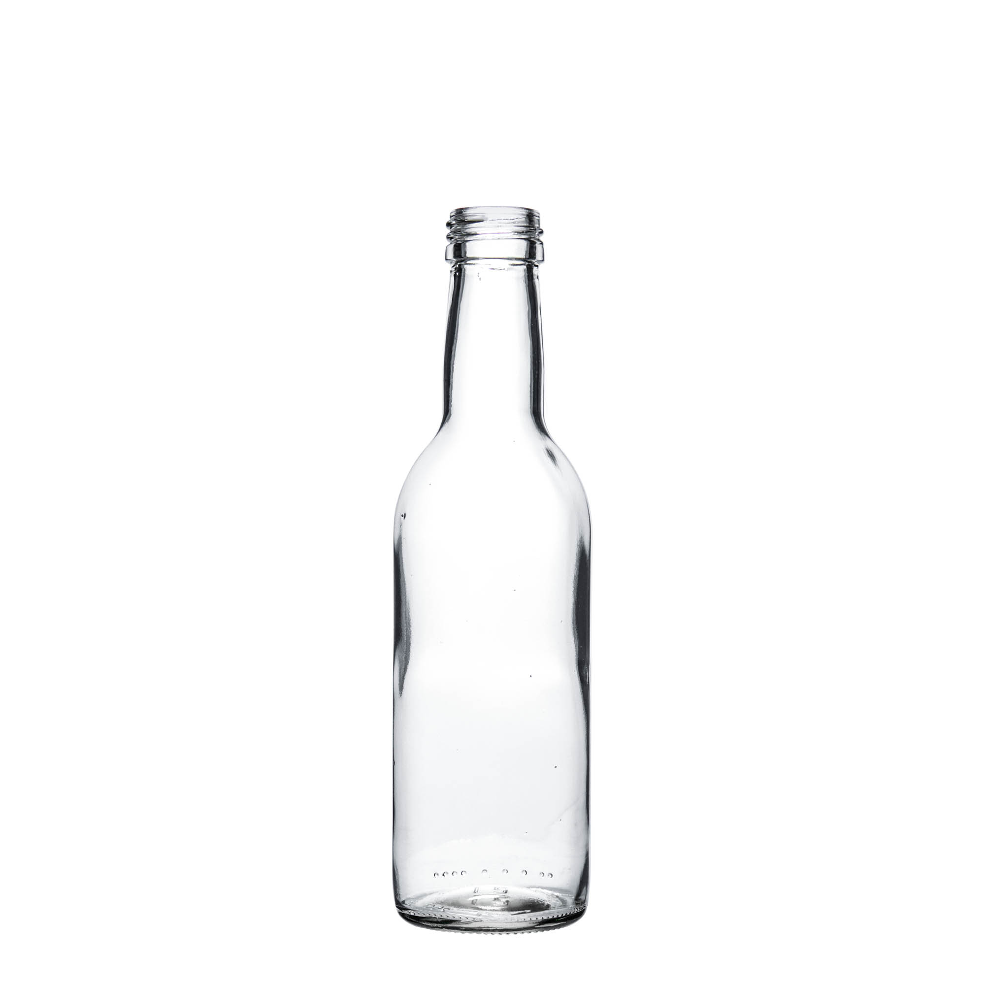 250 ml Cam şişe 'Bordeaux', Ağız: PP 28