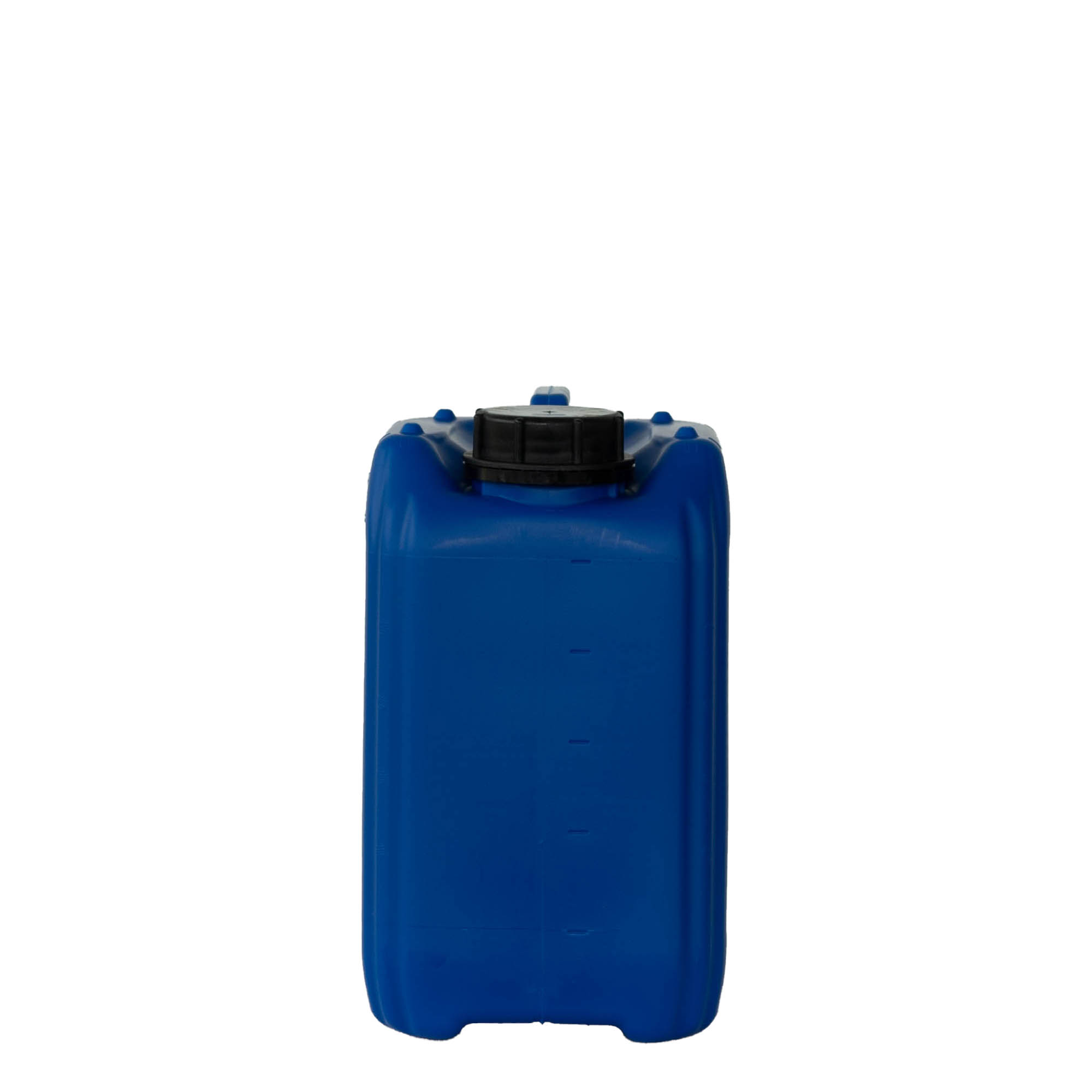 5 l Kanister, dikdörtgen, HDPE plastik, mavi, ağız: ND 55