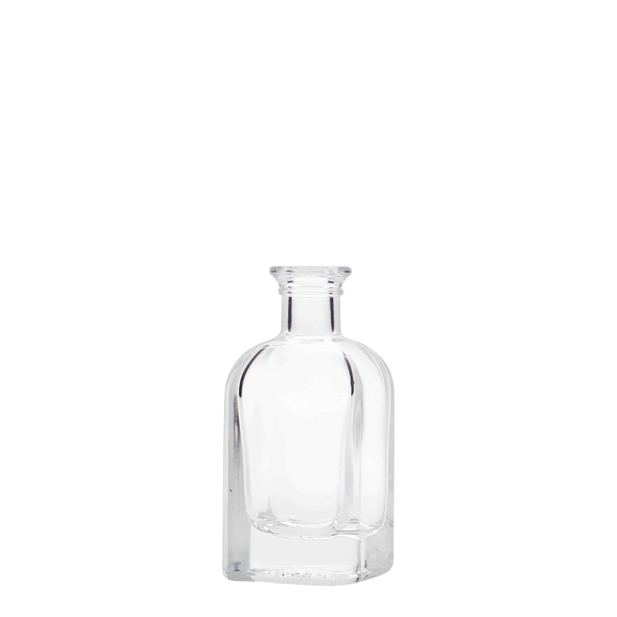 40 ml Cam Şişe Eczacı Kare, kare, Ağız: Mantar