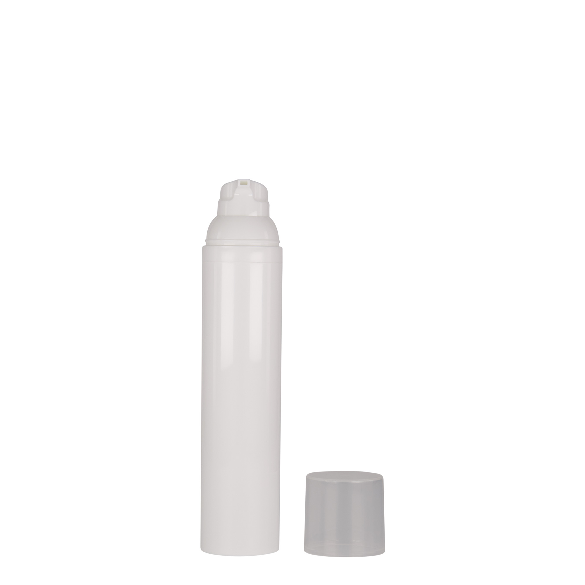 100 ml Airless Dispenser 'Mezzo', PP-plastik, beyaz 100 ml Airless Dispenser 'Mezzo', PP-plastik, beyaz