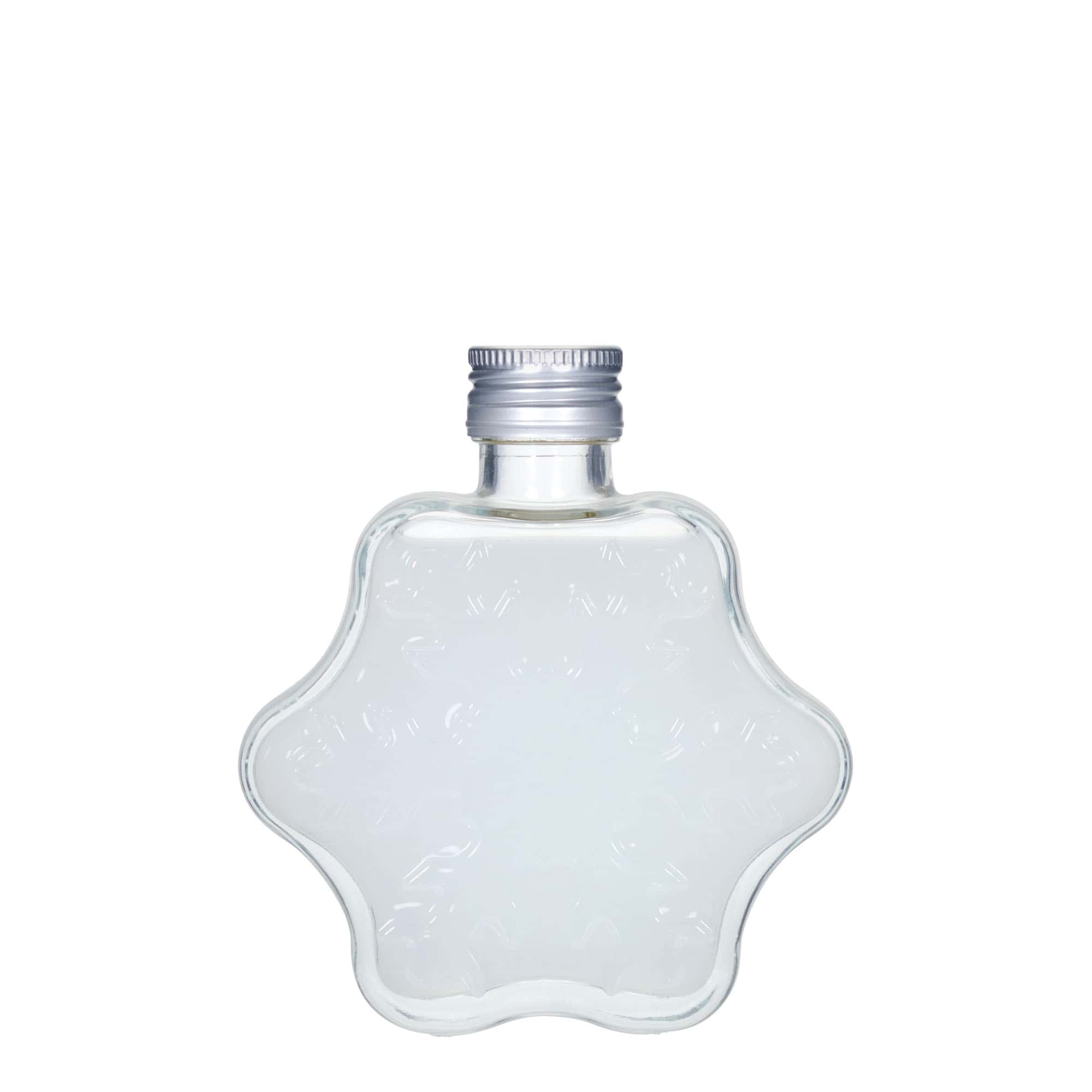 200 ml cam şişe 'Kar Tanesi', ağız: PP 28