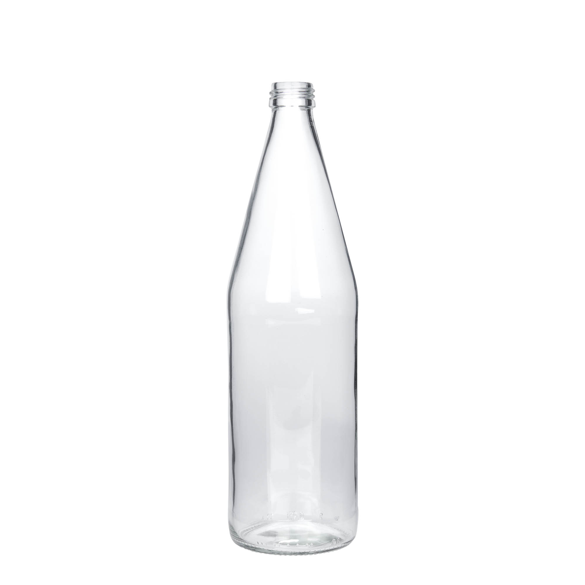 750 ml Evrensel Şişe Havuç Şekli, Cam, Ağız: PP 28 750 ml Evrensel Şişe Havuç Şekli, Cam, Ağız: PP 28