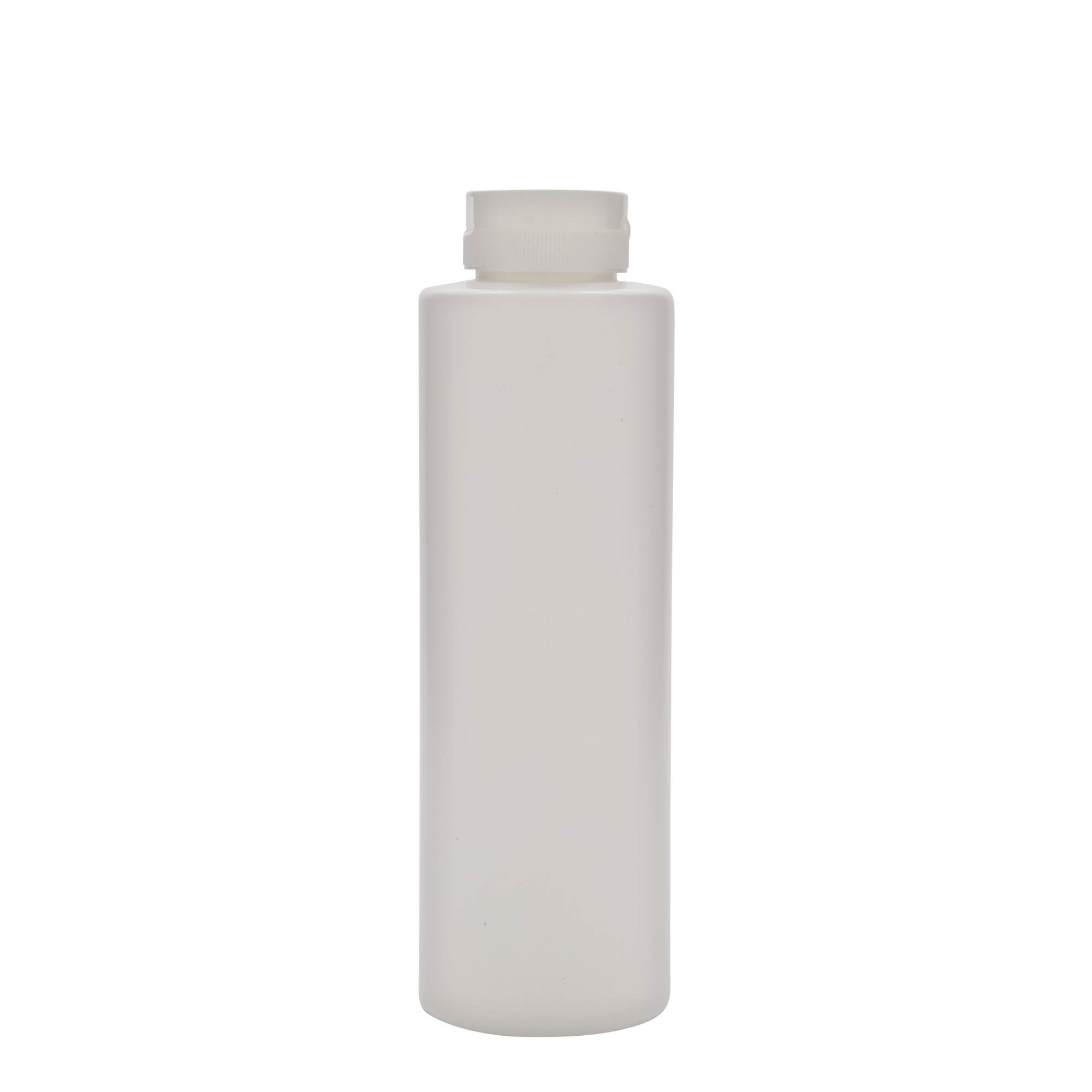 500 ml Sos şişesi, LDPE plastik, beyaz, Ağız: 38/400
