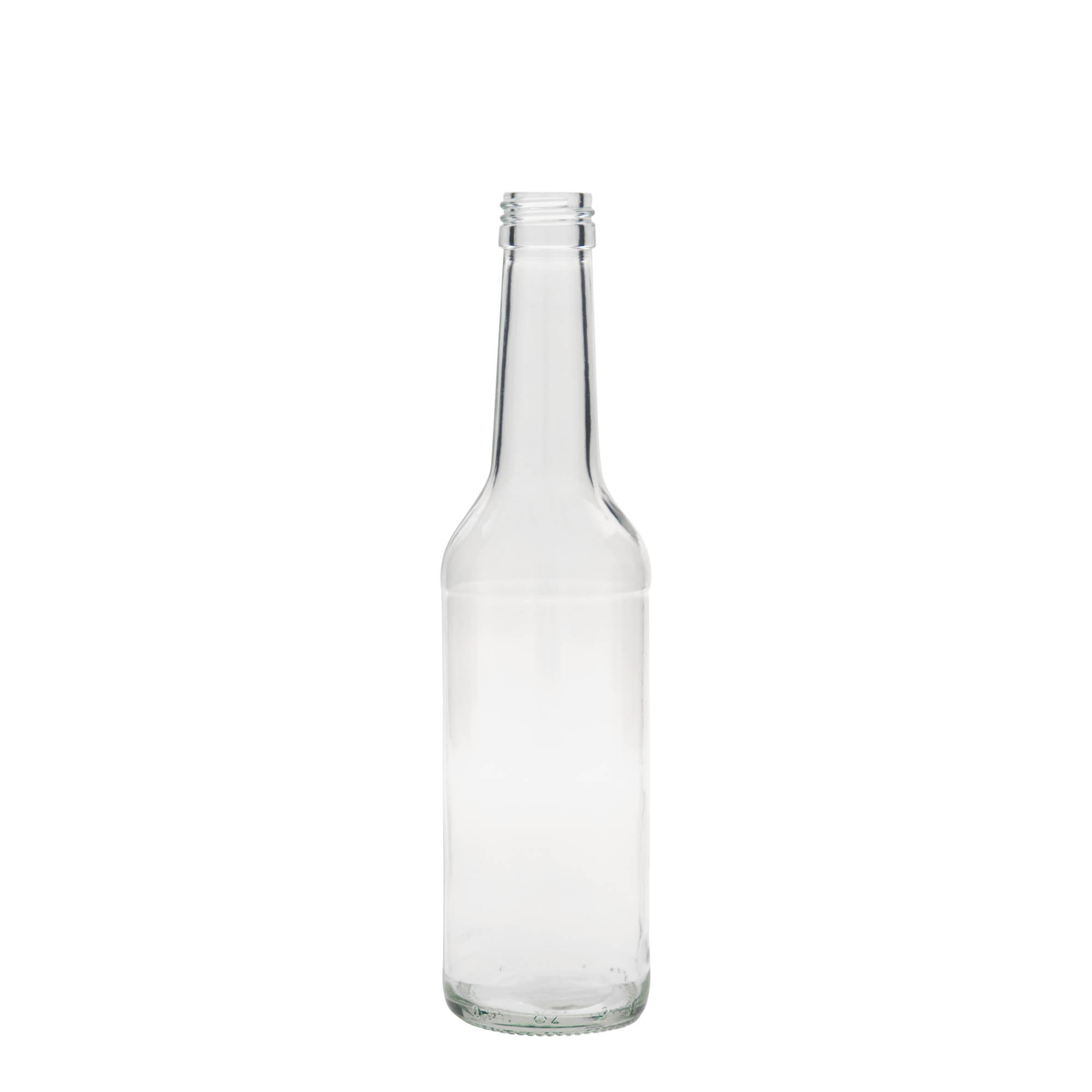 350 ml Cam Şişe Düz Boyun, Ağız: PP 28