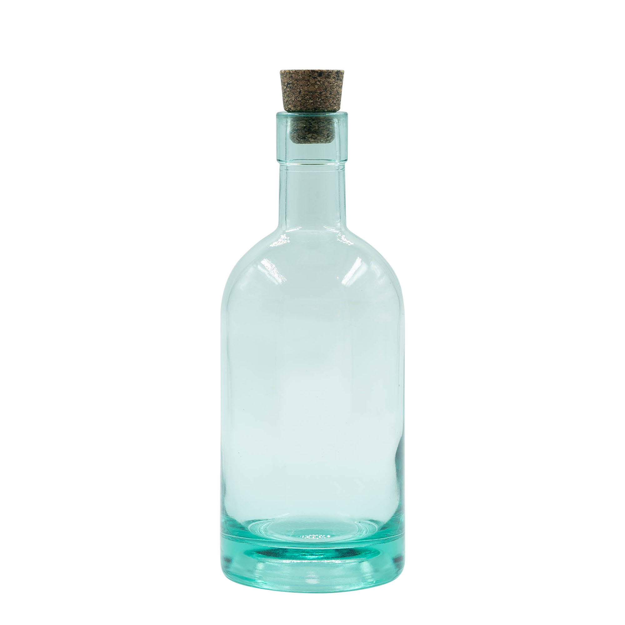 700 ml Cam şişe 'Eco Dome', Ağız: Mantar