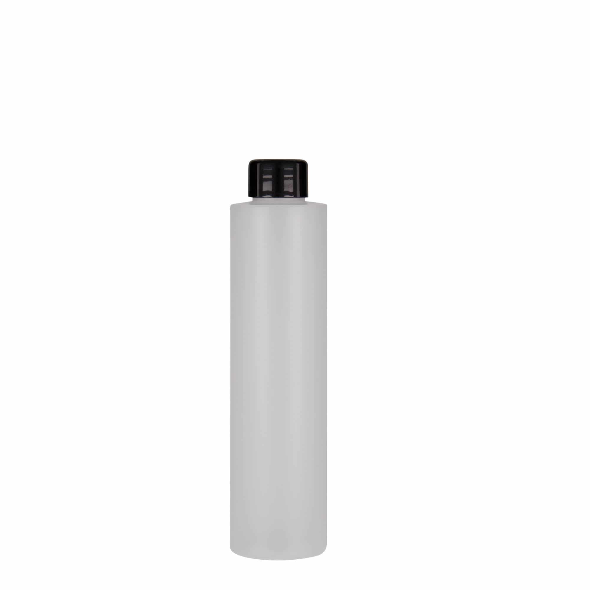200 ml plastik şişe 'Pipe', HDPE, doğal, Ağız: 24/410