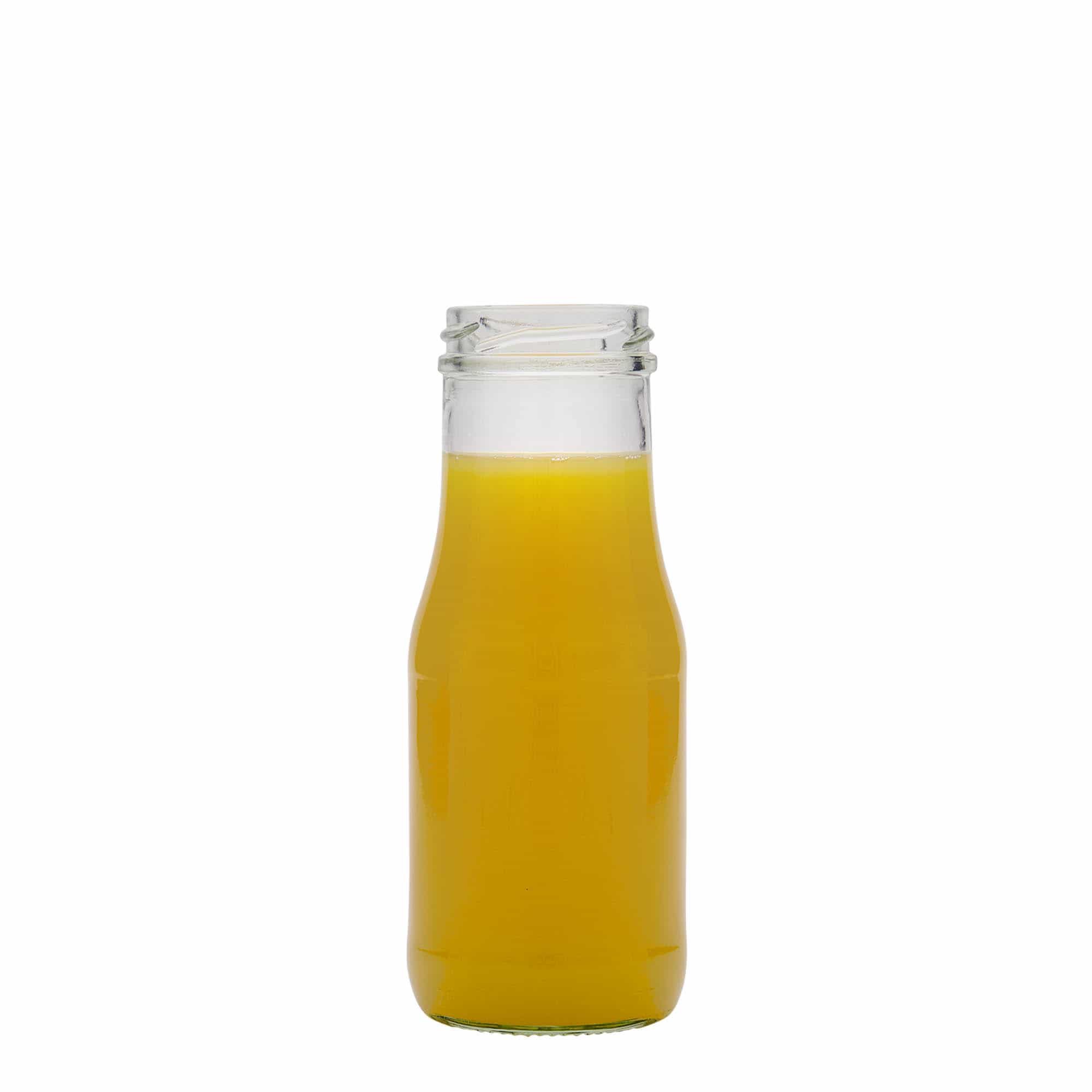 250 ml Cam Şişe Susann, Ağız: Vidalı Kapak (TO 48)