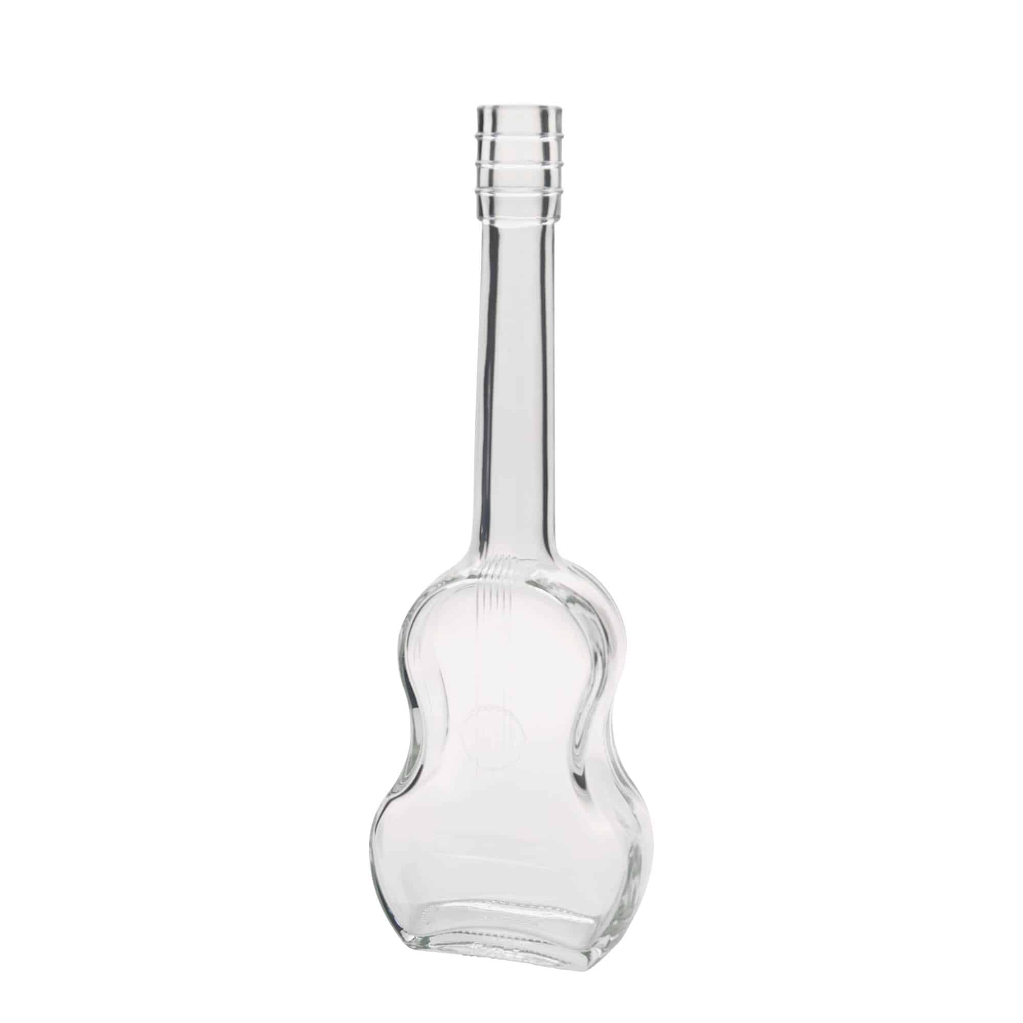 500 ml cam şişe 'Gitar', ağız: mantar