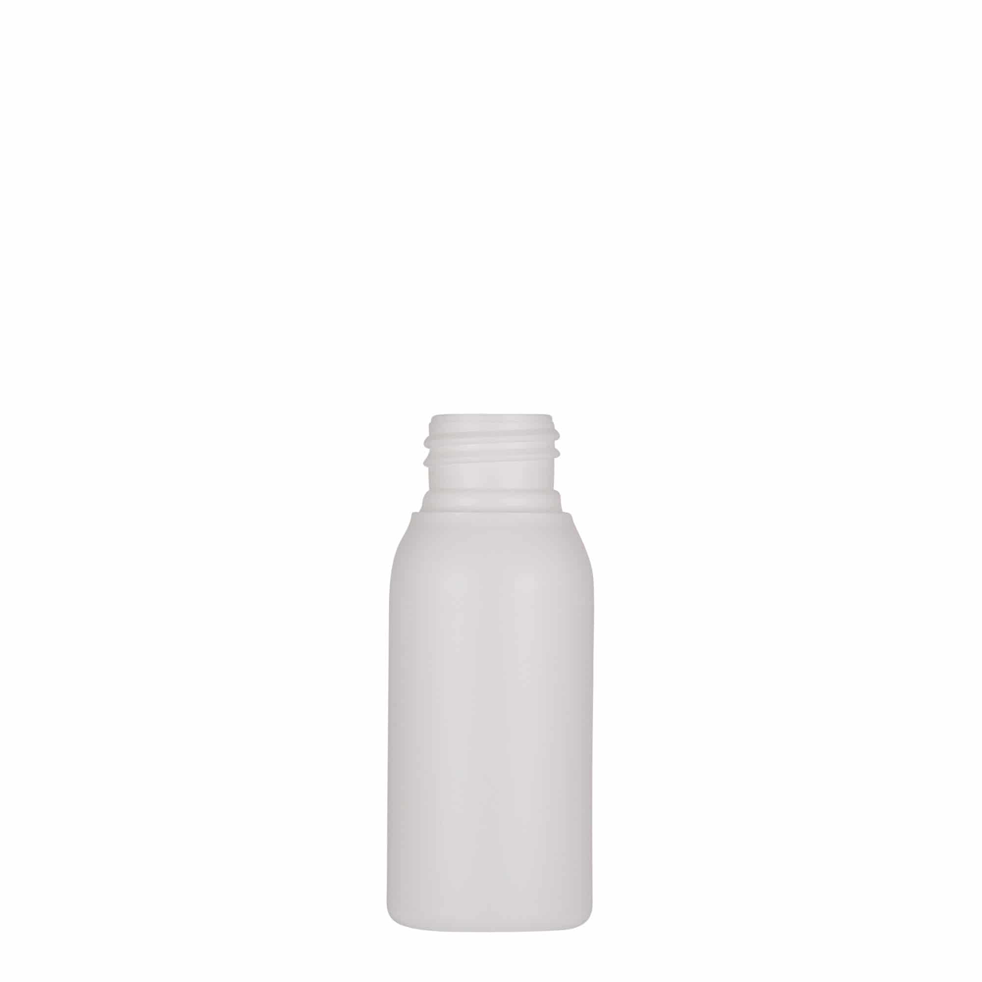50 ml plastik şişe 'Tuffy', HDPE, beyaz, ağız: 24/410 50 ml plastik şişe 'Tuffy', HDPE, beyaz, ağız: 24/410