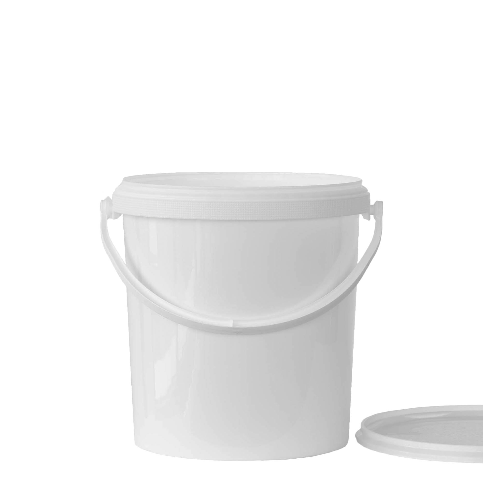 6 l Kova, PP plastik, beyaz