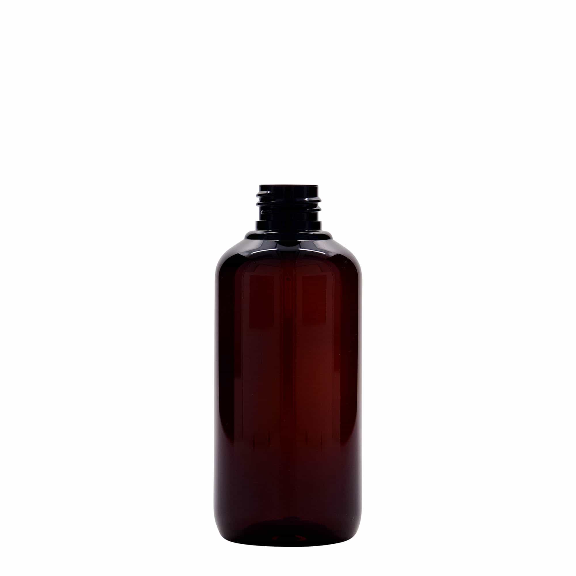200 ml Geri Dönüştürülmüş Plastik Şişe 'Victor's Best', PCR, kahverengi, Ağız: 24/410