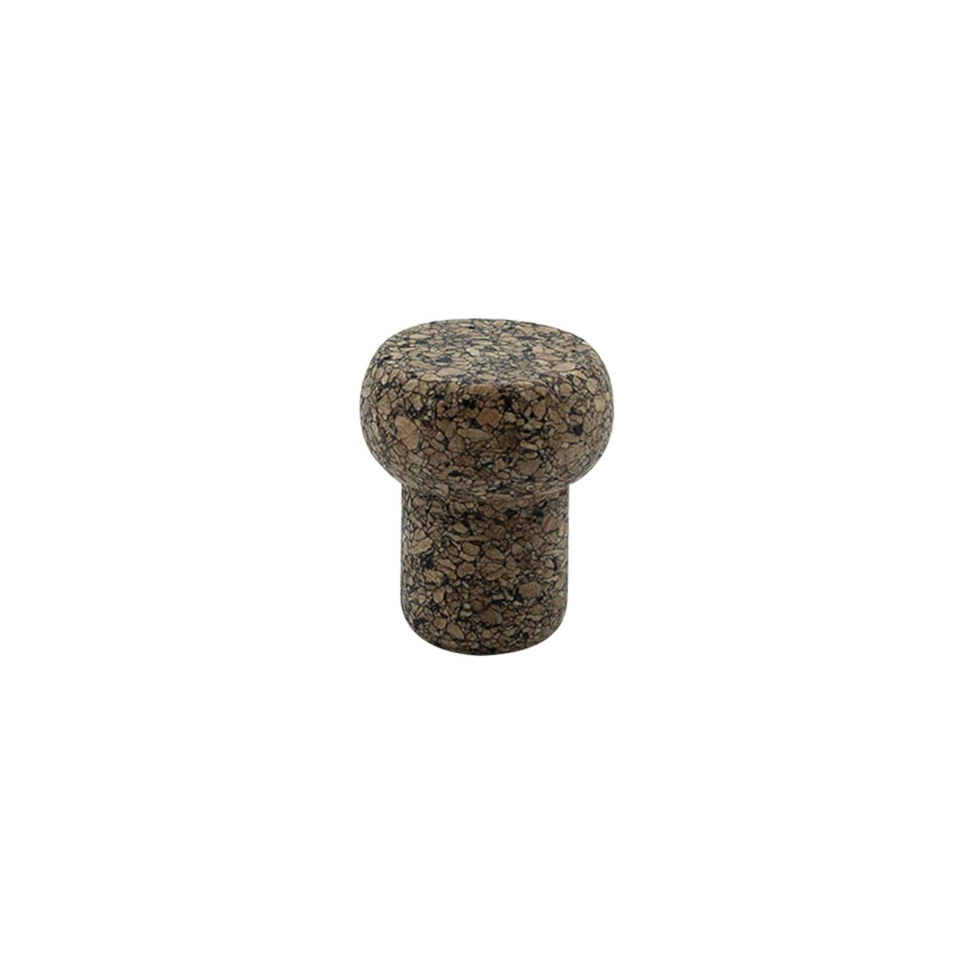Sap mantarı 'Barrel' 19,5 mm, Corkcoal, ağız için: mantar Sap mantarı 'Barrel' 19,5 mm, Corkcoal, ağız için: mantar