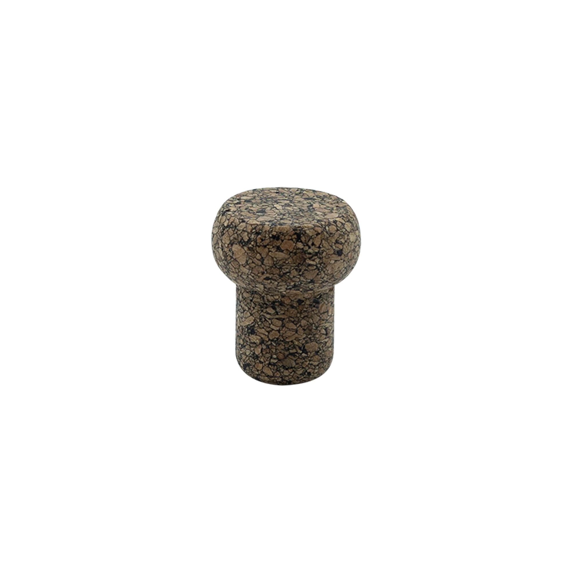 Sap mantarı 'Barrel' 19,5 mm, Corkcoal, ağız için: mantar