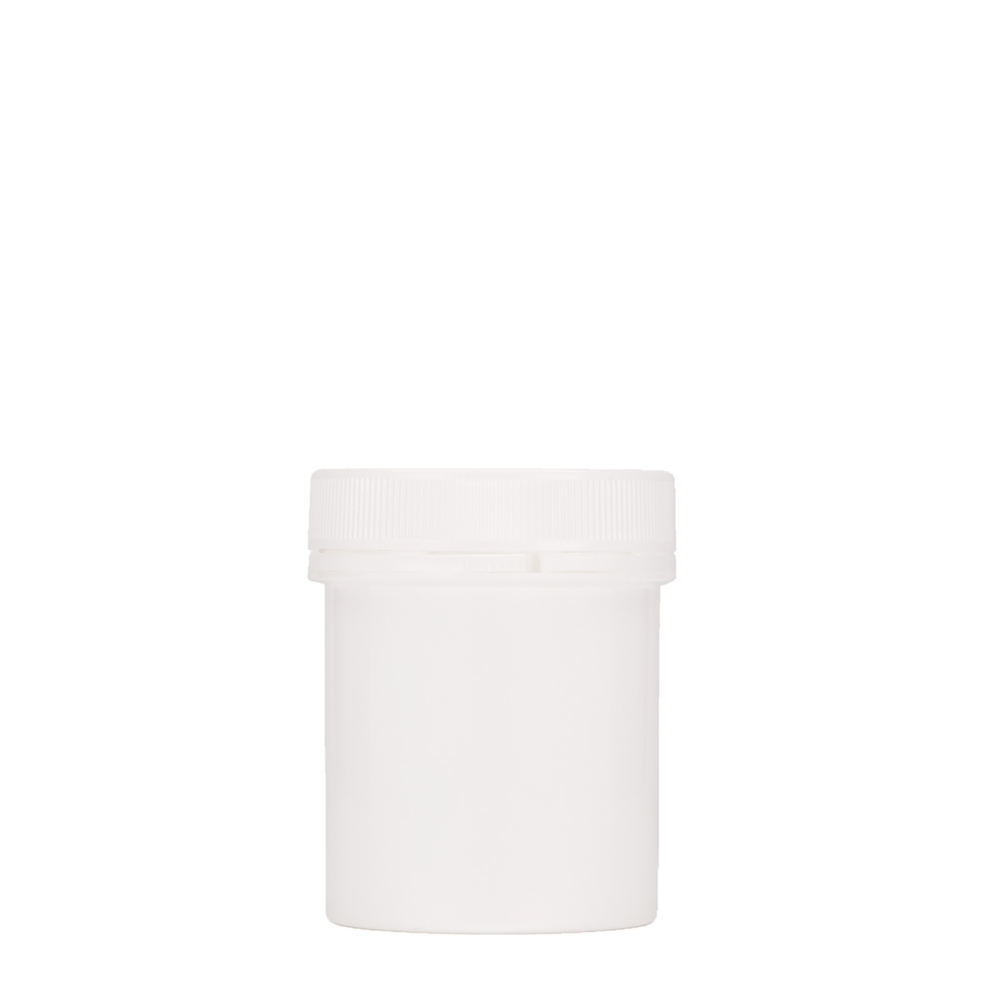150 ml Plastik kutu 'Securilock', PP, beyaz, Ağız: Vidalı kapak