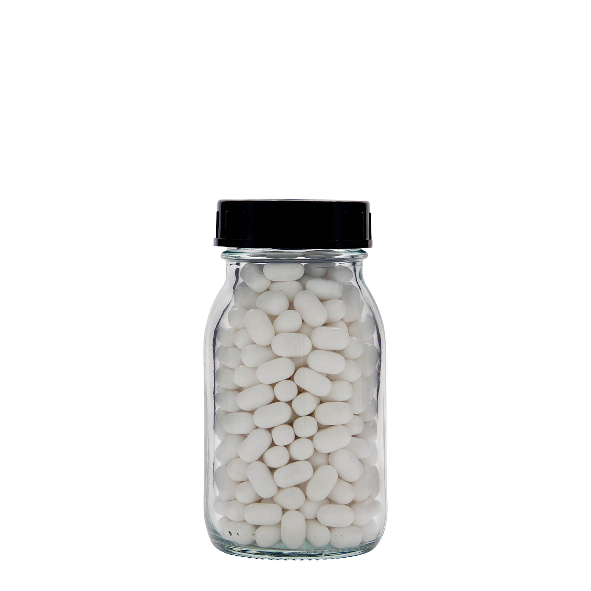 150 ml geniş ağızlı cam, ağız çapı: DIN 45 150 ml geniş ağızlı cam, ağız çapı: DIN 45