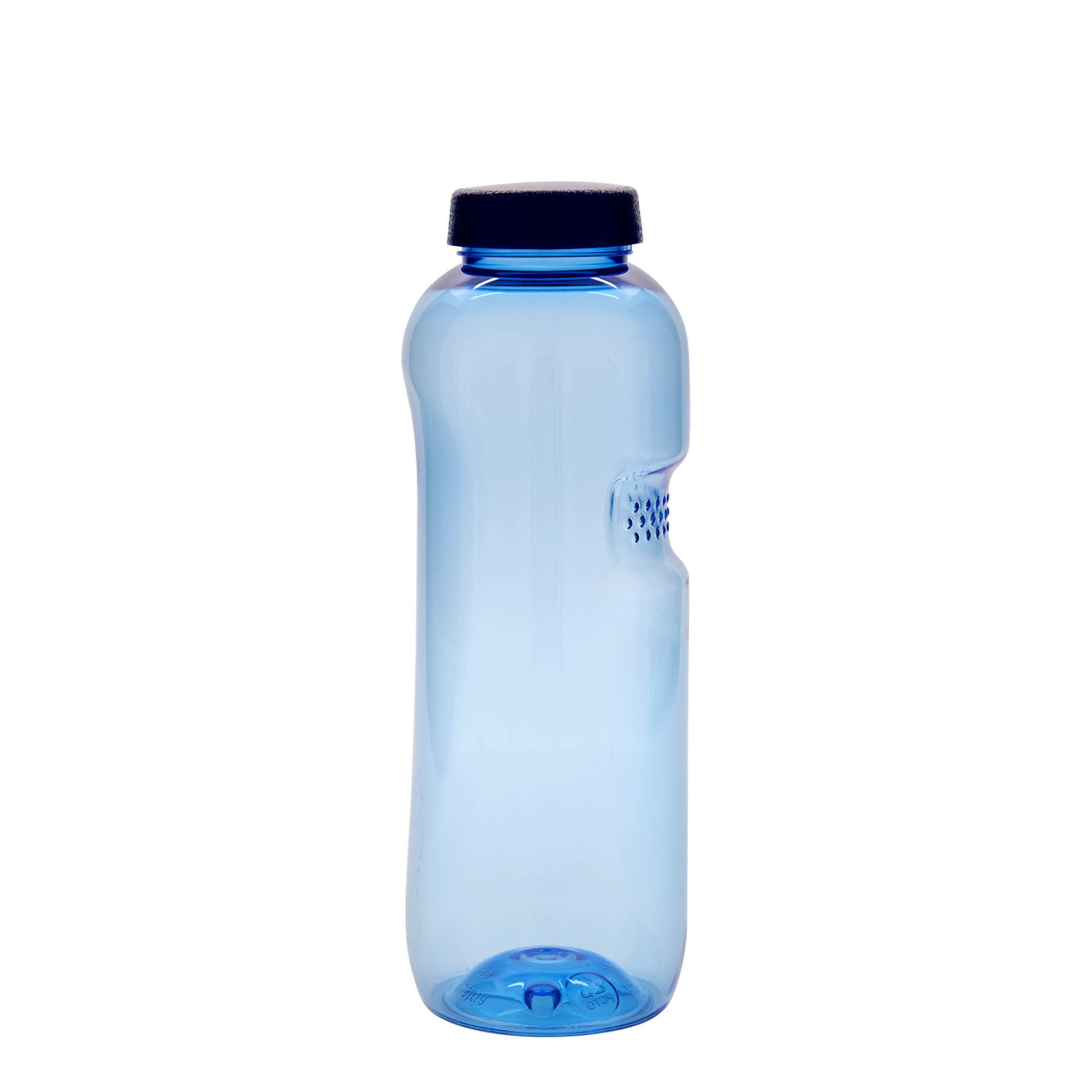 750 ml PET içme şişesi 'Kavodrink', plastik, mavi