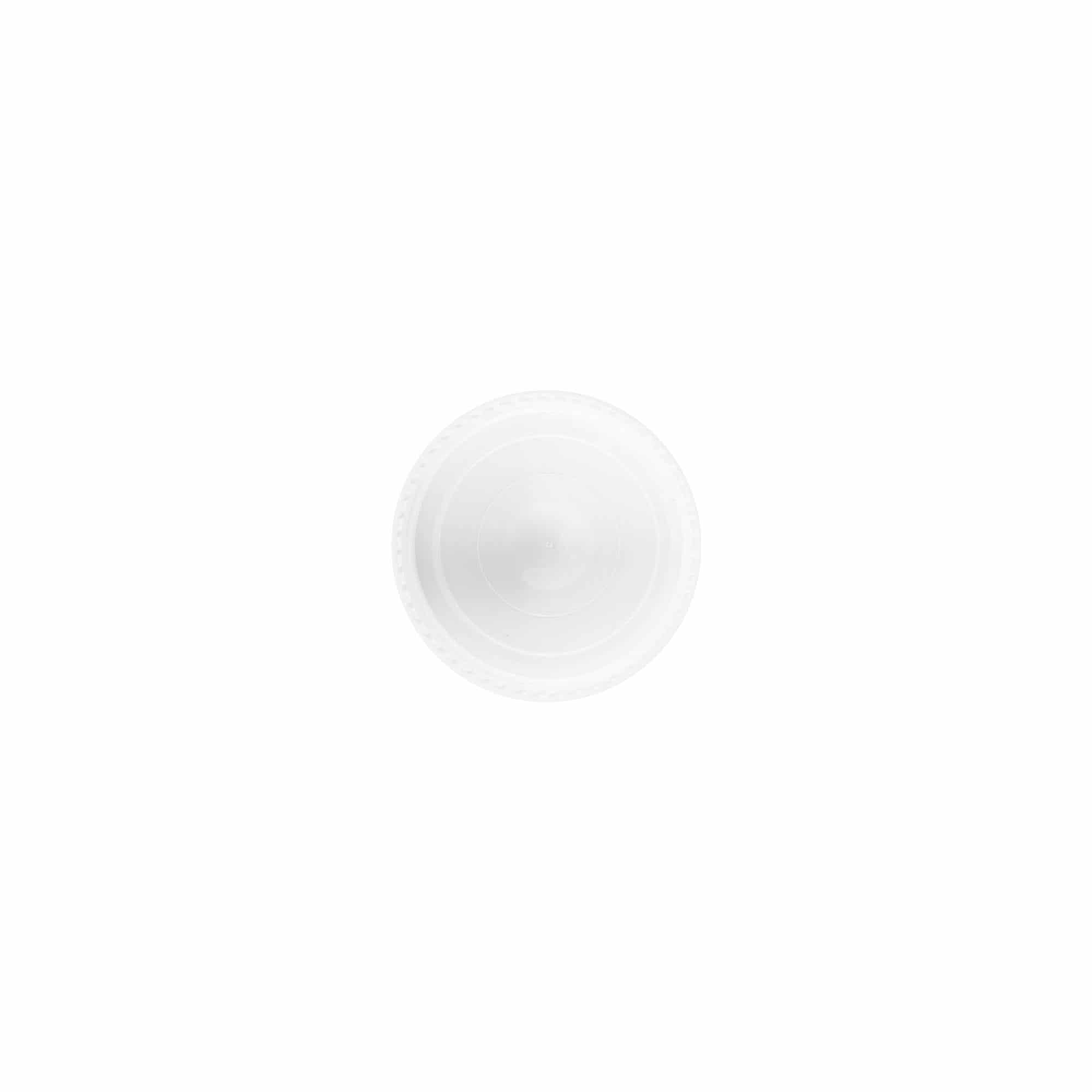Vida kapak 15 ml 'Bianca' için, PP plastik, beyaz
