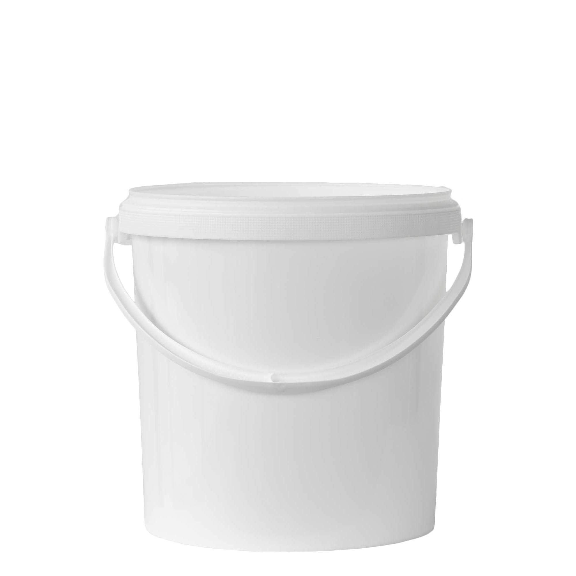 10 l kova, PP plastik, beyaz